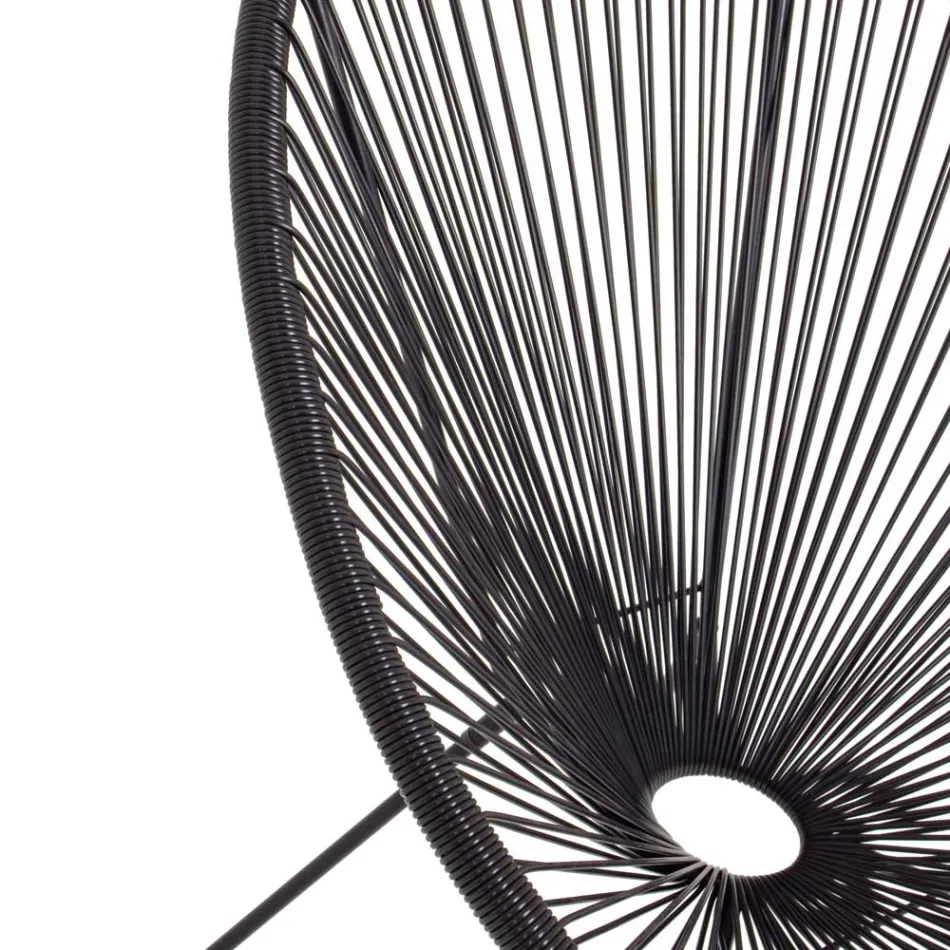 Moderne design lænestol til udendørs i malet stål - Spumolizia Viadurini