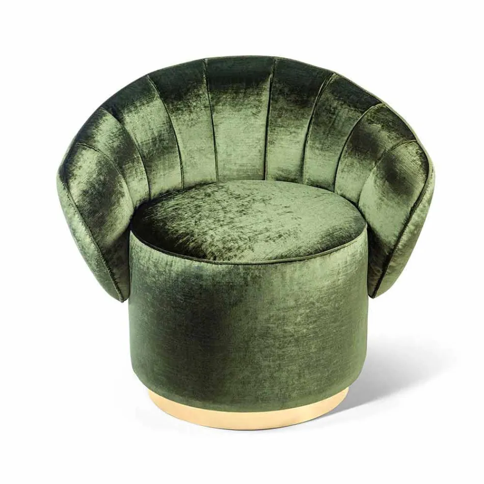 moderne design lænestol betrukket med stof Belle Viadurini