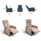 Via Venezia motoriseret lænestol med 1 motor Viadurini