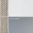 Udendørs lænestol i stål Forskellige størrelser og hynder medfølger Made in Italy - Bronn Viadurini