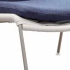 Moderne design haven lænestol i reb lavet i Italien - Madagaskar3 Viadurini