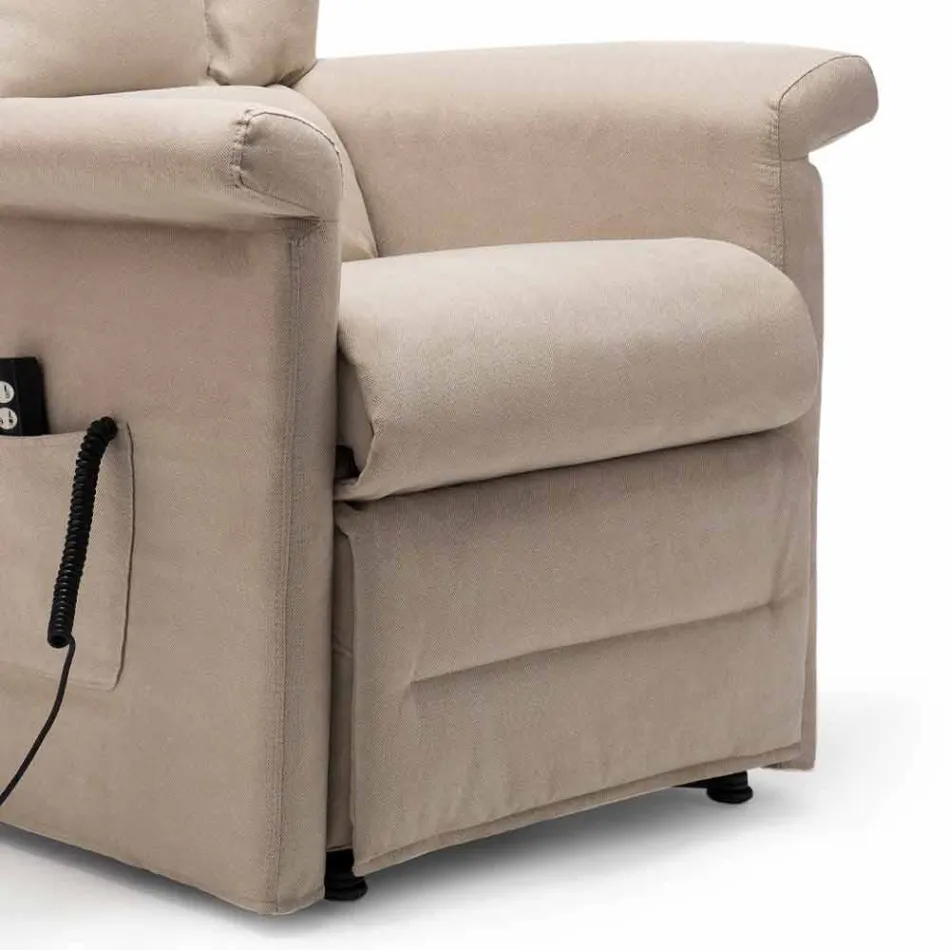 Lift Relax liggestol med 2 motorer med hjul fremstillet i Italien - Isabelle Viadurini