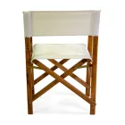 Direktørstol i olieret akacietræ naturfarve - Teknisk Viadurini