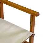 Direktørstol i olieret akacietræ naturfarve - Teknisk Viadurini