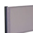 Direktørstol af aluminium, textilene og armlæn af teaktræ - Tenda Viadurini