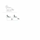 Slap af lænestol 2 motorer drejeligt læder / stof / moderne læder Bluma Viadurini