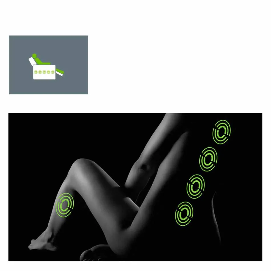 Afslappende lænestol med 1 motor Via Verona Viadurini