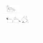 Afslappende lænestol i rose design med 2 motorer, fremstillet i Italien Viadurini