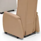 Afslappende lænestol i rose design med 2 motorer, fremstillet i Italien Viadurini