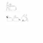 Afslappende lænestol i rose design med 2 motorer, fremstillet i Italien Viadurini