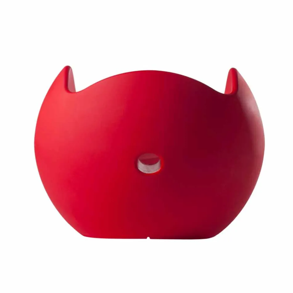 Rundformet rockende lænestol Slide Blos farvet design lavet i Italien Viadurini