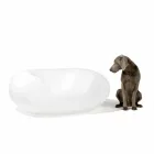 Farvet rund lænestol Slide Chubby moderne design lavet i Italien Viadurini