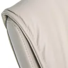 Slæde Kontorstol Stål og Økolæder med Armlæn 2 Stk - Monaldo Viadurini