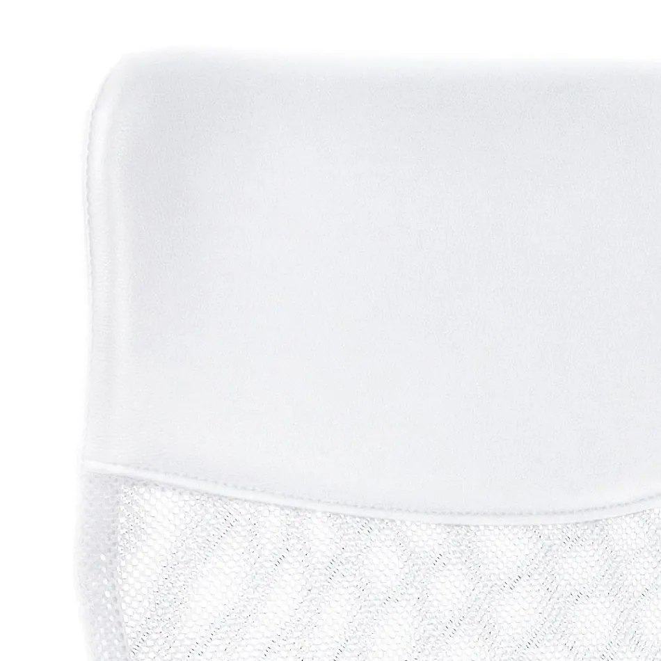 Kontorstol Stål og Mesh Stof Armlæn og Nakkestøtte - Cerreto Viadurini