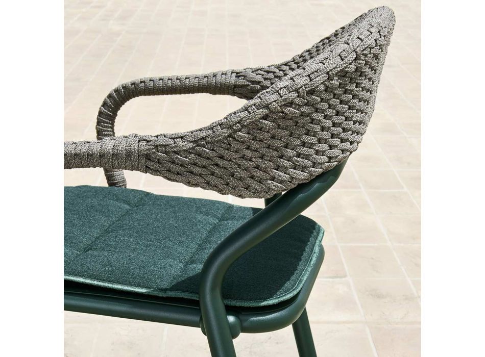 Udendørs lænestol med sædehynde Made in Italy - Noss by Varaschin Viadurini