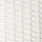 Stabelbar udendørsstol i fletbeklædt aluminium - Bruma Viadurini