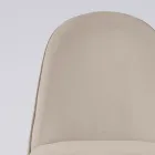 Stue Lænestol i stof og massivt træ Made in Italy - Jordi Viadurini