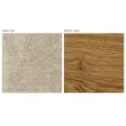 Stue Lænestol i stof og massivt træ Made in Italy - Jordi Viadurini