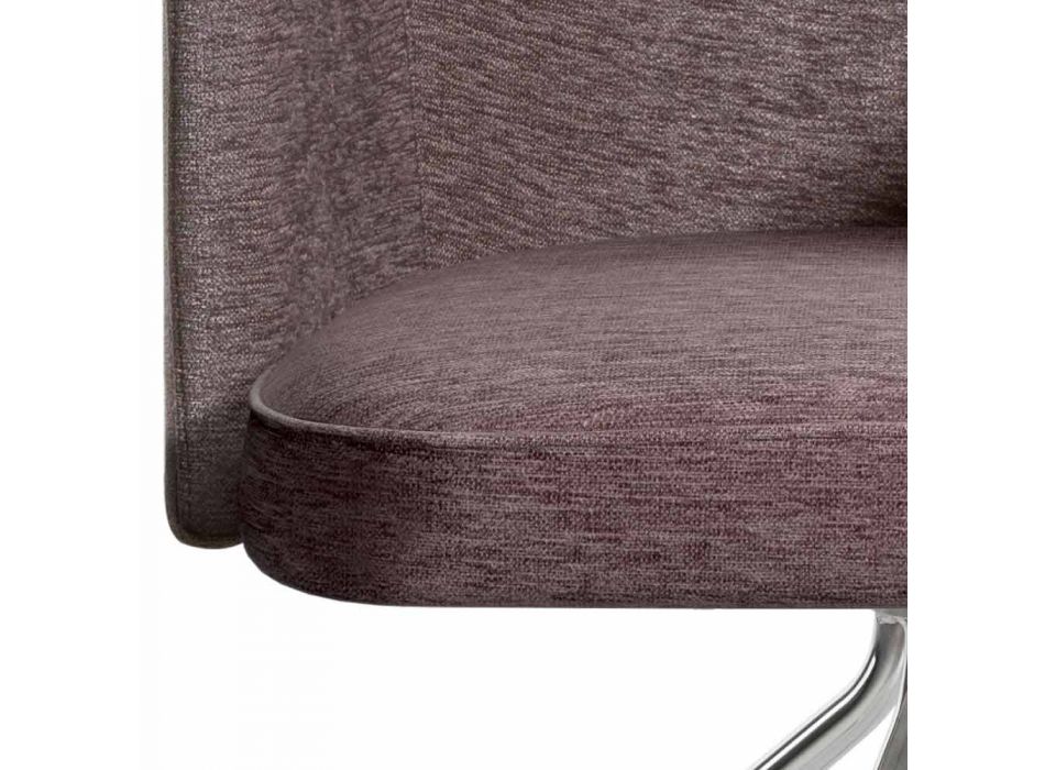 Design kontor eller stue lænestol med armlæn Fremstillet i Italien - Felix Viadurini