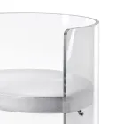 Elegant gennemsigtig plexiglas lænestol fremstillet i Italien - Rachele Viadurini