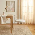Elegant gennemsigtig plexiglas lænestol fremstillet i Italien - Rachele Viadurini
