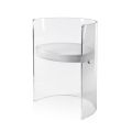 Elegant gennemsigtig plexiglas lænestol fremstillet i Italien - Rachele