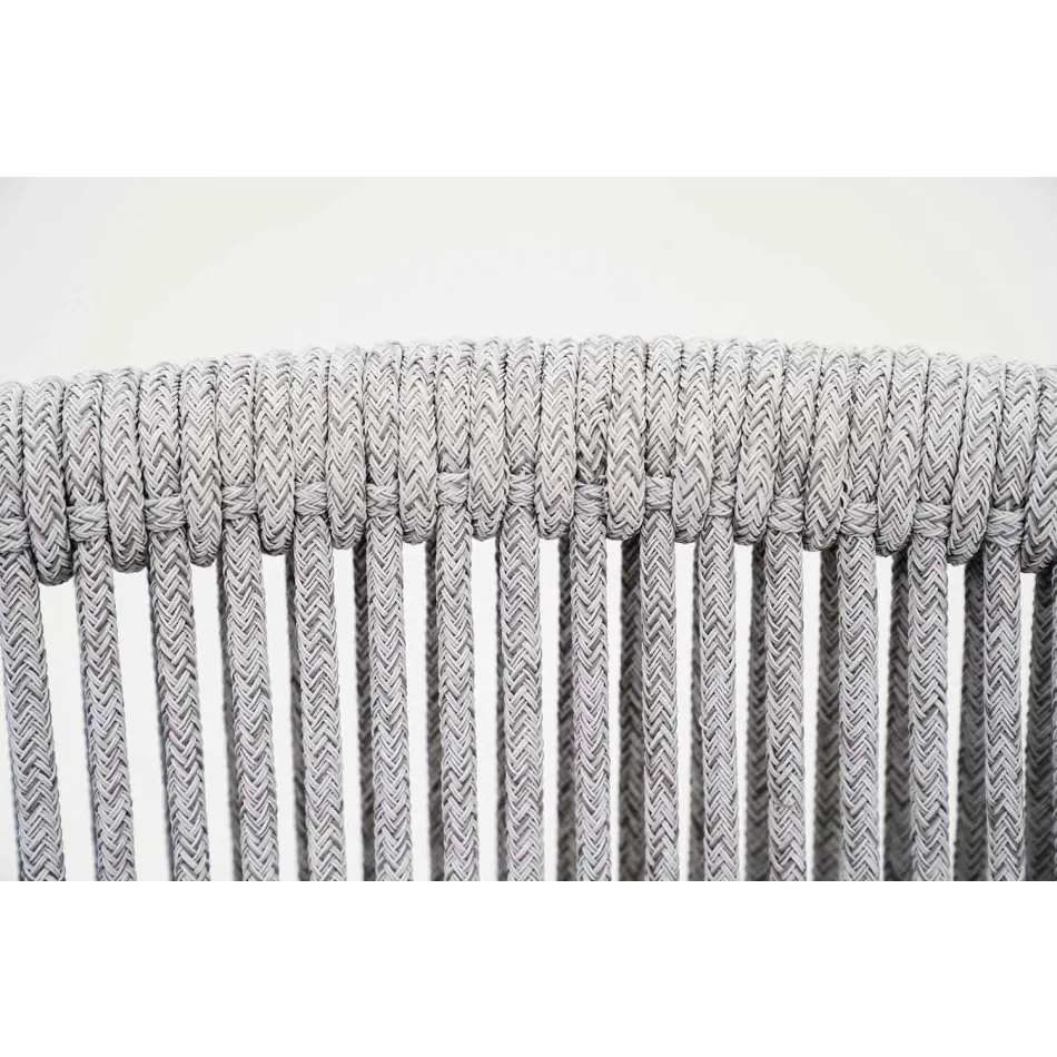 Stabelbar lænestol aluminium og stof - Smart af Varaschin Viadurini