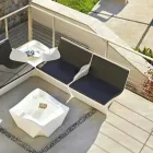 Design lounge lænestol Slide Kami Farvet Ichi lavet i Italien Viadurini