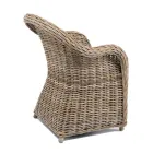 Udendørs lænestol i Kubù med sædehynde - Nazgul Viadurini