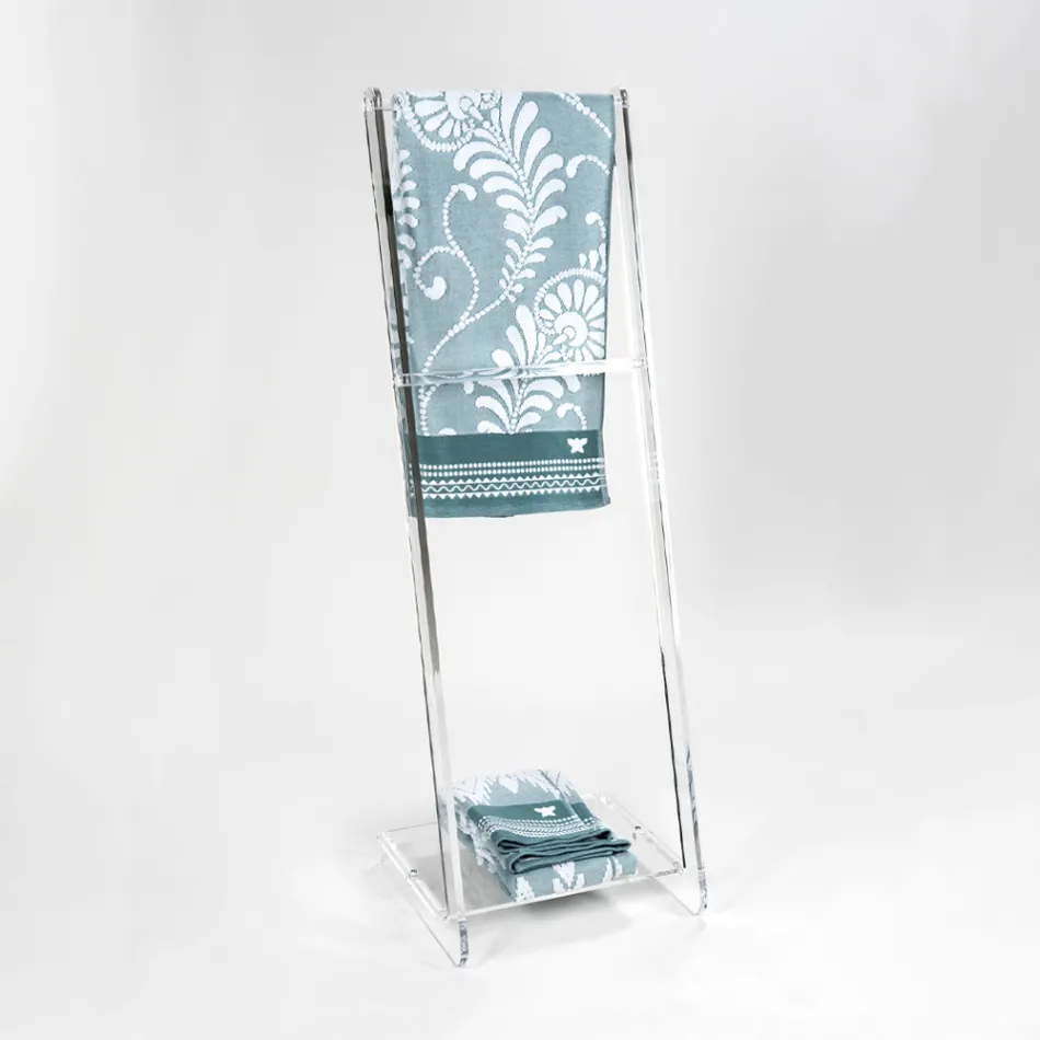 PMMA plexiglas håndklædeholder lavet i Italien - Tarzan Viadurini