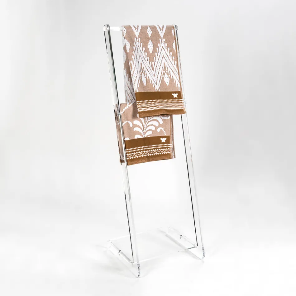 PMMA plexiglas håndklædeholder lavet i Italien - Tarzan Viadurini