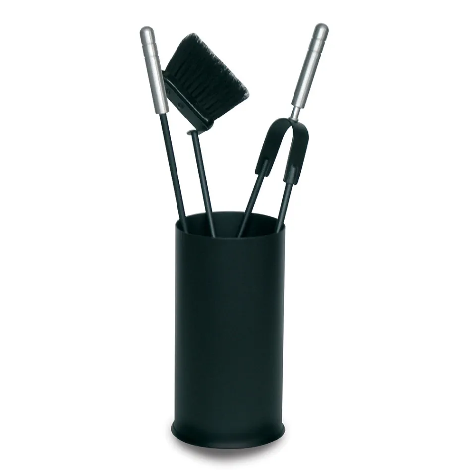 Værktøjsholder med 3 Made in Italy Pejsplejeværktøj - Cuscus Viadurini