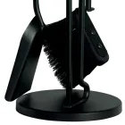 Værktøjsholder med 3 metalværktøjer i forskellige finish lavet i Italien - Darbuka Viadurini