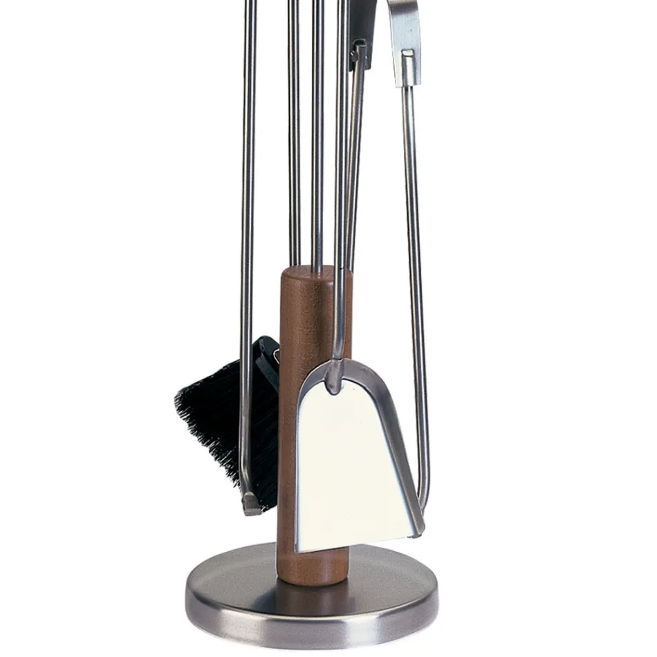 Værktøjsholder med 4 tilbehør i metal eller stål Fremstillet i Italien - Papaya Viadurini