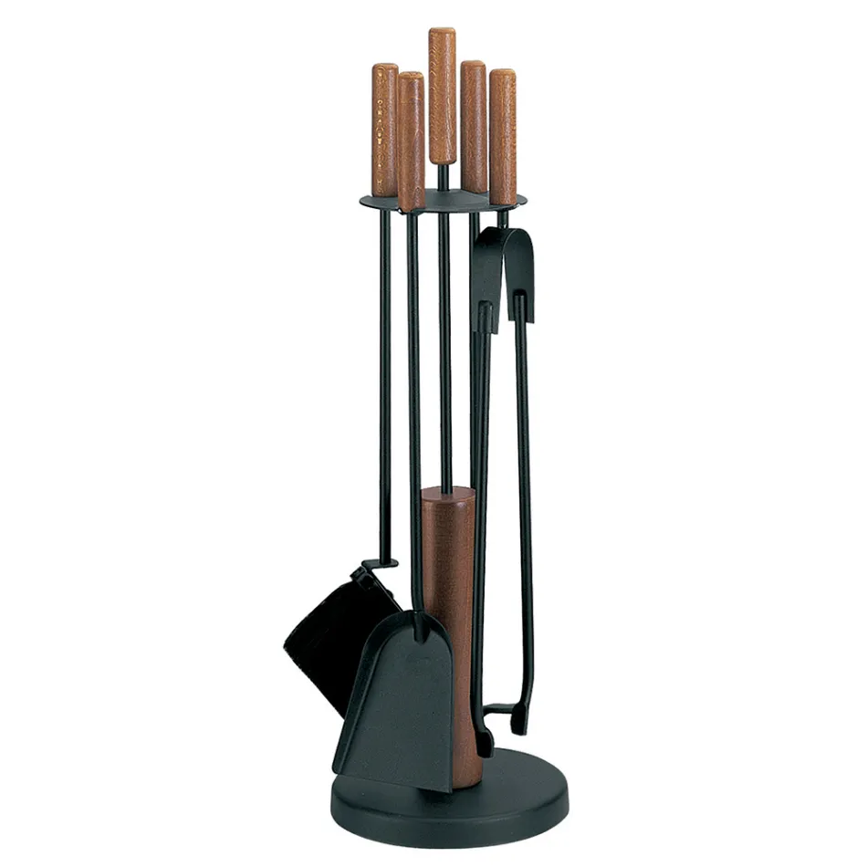 Værktøjsholder med 4 tilbehør i metal eller stål Fremstillet i Italien - Papaya Viadurini