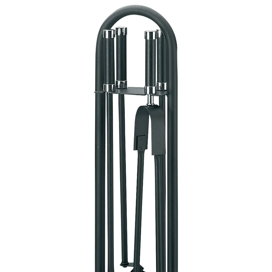 Værktøjsholder med 4 Made in Italy Pejseværktøj - Licaone Viadurini