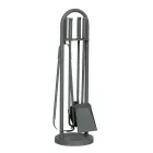 Værktøjsholder med 4 Made in Italy Pejseværktøj - Licaone Viadurini