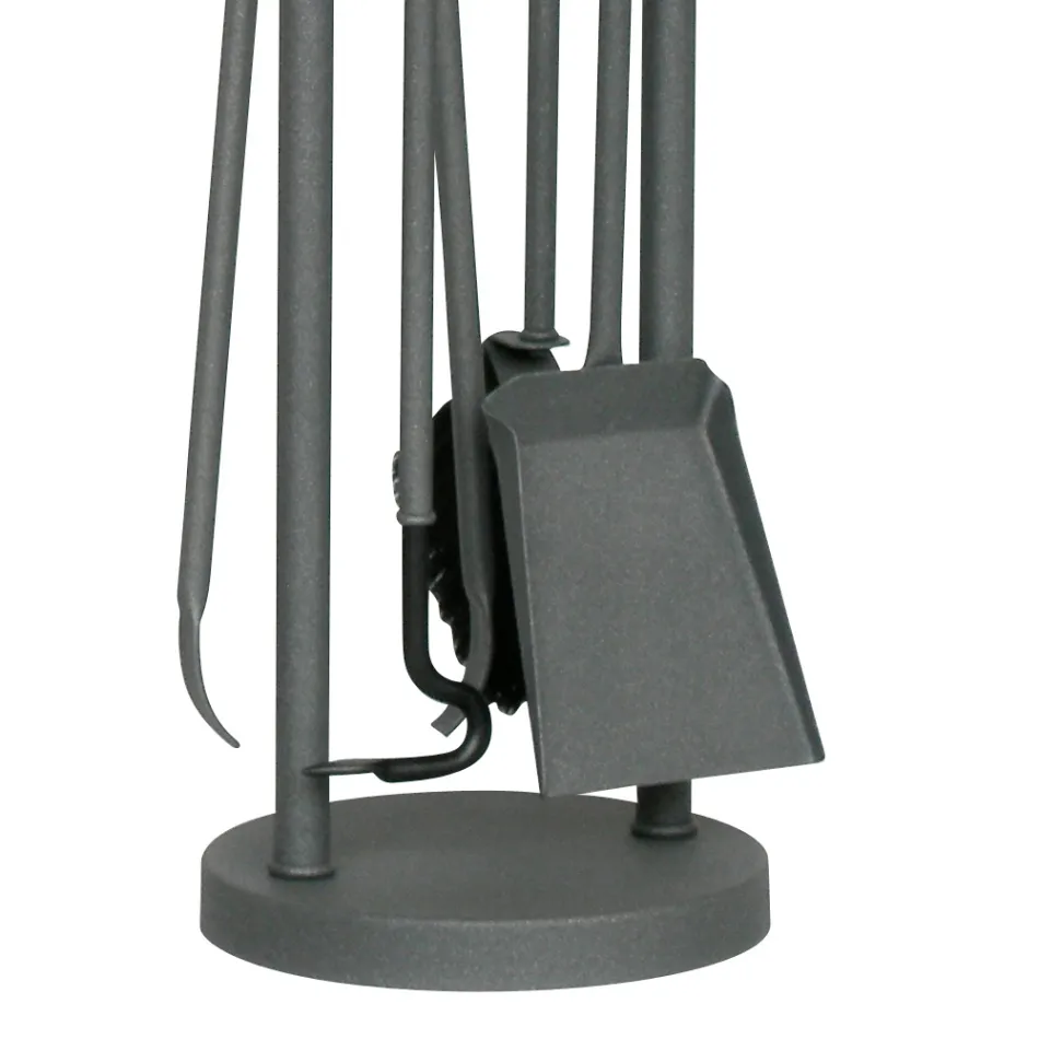 Værktøjsholder med 4 Made in Italy Pejseværktøj - Licaone Viadurini