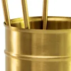 Messing Pejs Værktøjsholder 4 Deles Made in Italy - Giraffe Viadurini