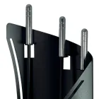 Fast værktøjsholder med 3 Made in Italy Pejseværktøj - Turban Viadurini