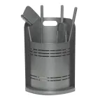 Fast værktøjsholder med 4 værktøj til pejsen Made in Italy - Bonsai Viadurini