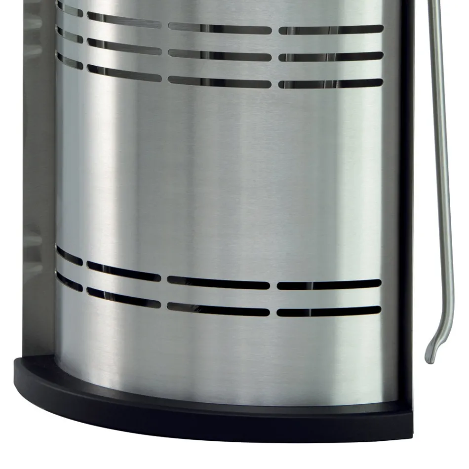 Fast værktøjsholder med 4 værktøj til pejsen Made in Italy - Bonsai Viadurini