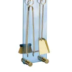 Værktøjsholder i hærdet krystal med 4 tilbehør lavet i Italien - Zebra Viadurini