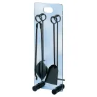 Værktøjsholder i hærdet krystal med 4 tilbehør lavet i Italien - Zebra Viadurini