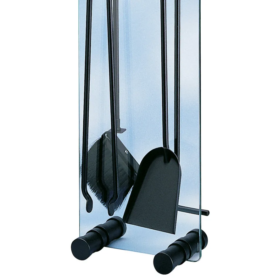 Værktøjsholder i hærdet krystal med 4 tilbehør lavet i Italien - Zebra Viadurini