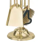 Messing Værktøjsholder med 4 tilbehør Højde 65 cm Fremstillet i Italien - Kænguru Viadurini