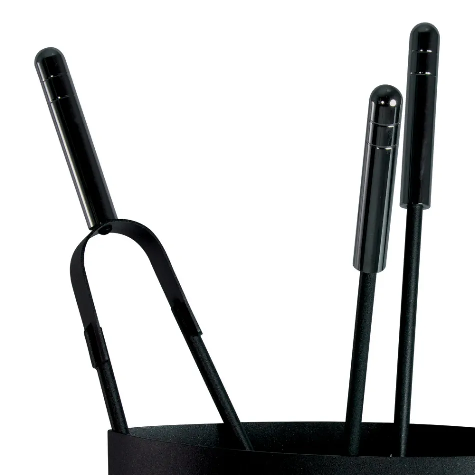 Metal pejs værktøjsholder med 4 tilbehør Made in Italy - Canarino Viadurini