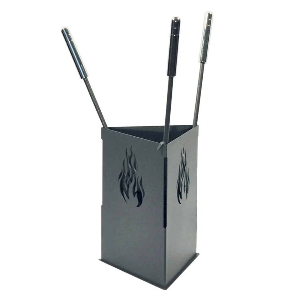 Trekantet værktøjsholder med 3 tilbehør inkluderet Fremstillet i Italien - Passero Viadurini