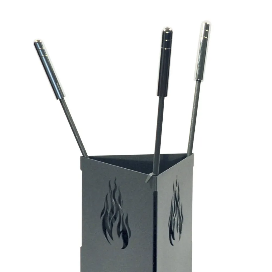 Trekantet værktøjsholder med 3 tilbehør inkluderet Fremstillet i Italien - Passero Viadurini