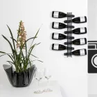 Porta flasker Wall røget Baby L6xH60xP11cm lille, moderne design Viadurini